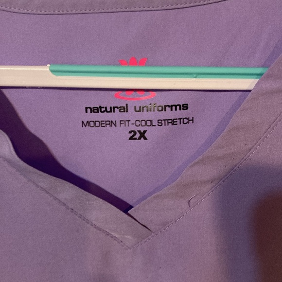 Scrubs 6 pieces will not separate set 2xL Natural Uniform one Koi Xl - Picture 10 of 11